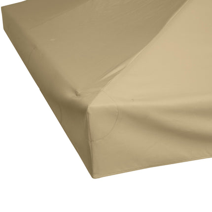 3x3 Metre Double Tier Gazebo Canopy Top Cover UV Resistant - Deep Beige