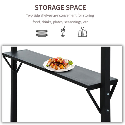 Waterproof 250x150cm Polyester Canopy Awning with UV Protection - Coffee