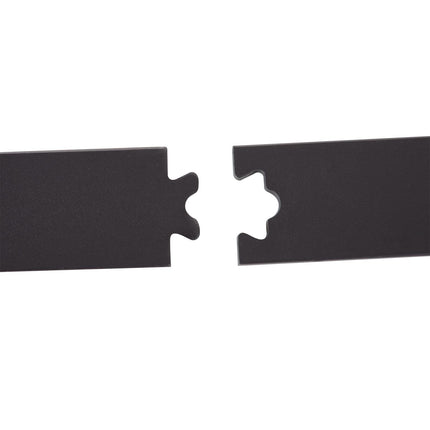 Modern Sliding Barn Door Hardware Track Kit for Single 6FT Wooden Door - Deep Coffee Matte