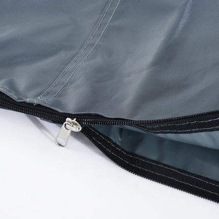 Waterproof Garden Offset Umbrella Cover with Zipper 178cm - Grey