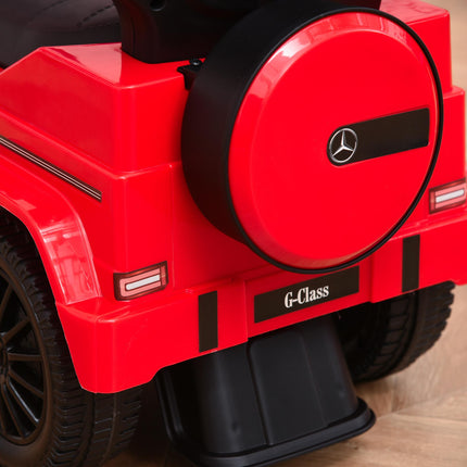 Compatible Kids Mercedes-Benz G350 Ride-On Push Car Sliding Walker with Steering Wheel - Red