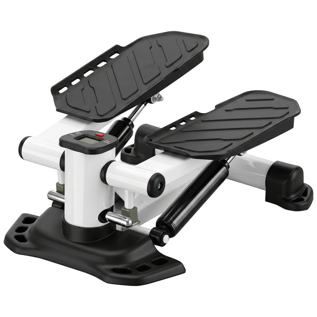 Portable Mini Stepper with LCD Display for Home Gym Office Exercise Workout, Bla