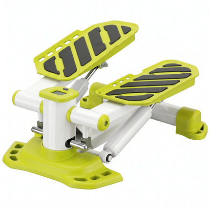 Portable Mini Stepper, Steppers for Exercise Workout with LCD Display Monitor, Anti-skid Foot Pedals for Home Gym Office, Yellow