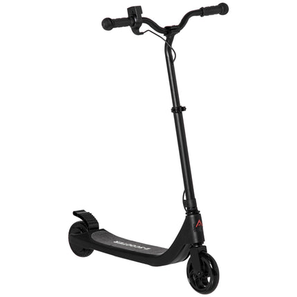 120W Electric Scooter with Battery Display, Adjustable Height & Rear Brake for Ages 6+ - Black