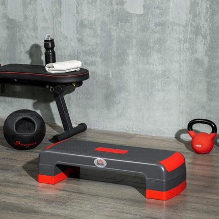 Aerobic Step, 10cm, 15cm & 20cm Height Adjustable Exercise Stepper for Exercise
