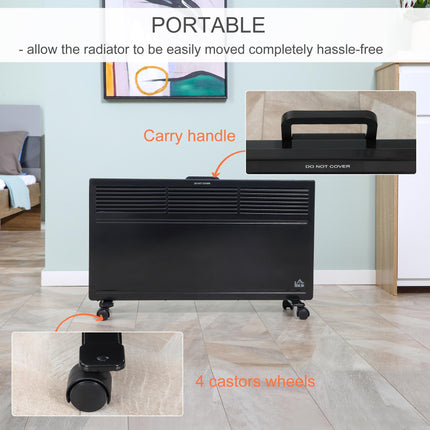 POWER Convector Radiator, Energy Saving Freestanding or Wall-mounted Heating wit