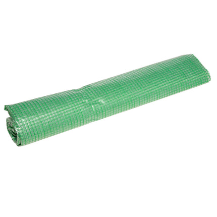 Portable Mini Greenhouse with Steel Frame and PE Cover Garden Tunnel - Green
