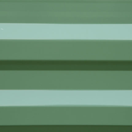 Set of 2 Raised Garden Beds 100x100x30cm Open Bottom Galvanised Planters - Green