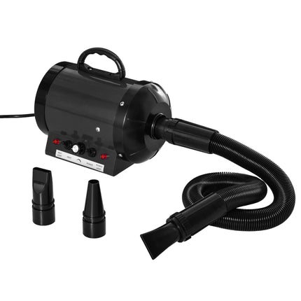 Dog Hair Dryer Pet Grooming Blaster Dryer Blower Adjustable Temperature Speed Wi 1