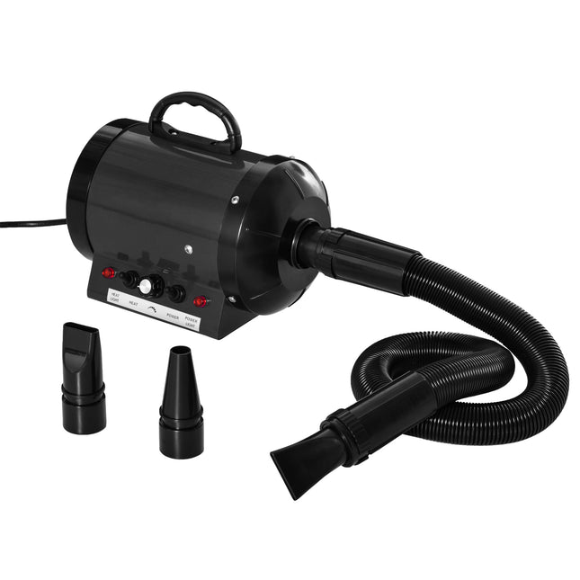 Dog Hair Dryer Pet Grooming Blaster Dryer Blower Adjustable Temperature Speed Wi 1