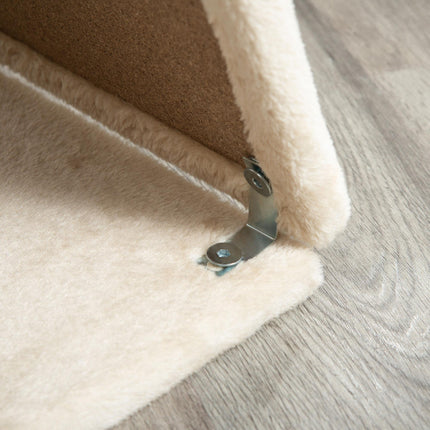Indoor Cat Tree with Scratching Posts, Bed, Perch & Ball Toy 60x30x76 cm - Light Brown