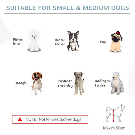 Freestanding Foldable Wooden Pet Gate for Small & Medium Dogs with 4 Panels and Support Feet - Blue