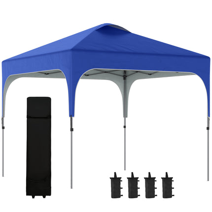 3 x 3(M) Pop Up Gazebo, UPF 50+ Foldable Canopy Tent with Wheeled Carrybag, 4 Le