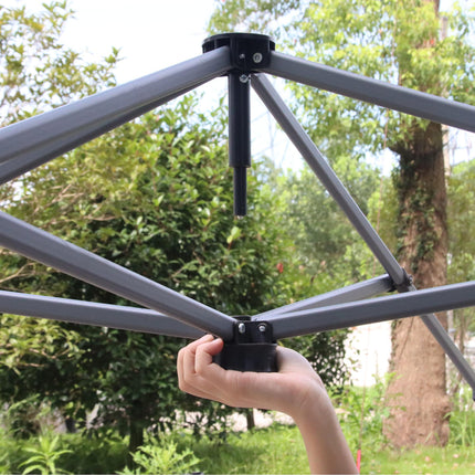 3 x 3(M) Pop Up Gazebo, UPF 50+ Foldable Canopy Tent with Wheeled Carrybag, 4 Le