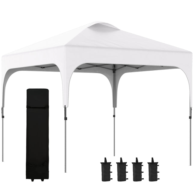 3 x 3(M) Pop Up Gazebo, UPF 50+ Foldable Canopy Tent with Wheeled Carrybag, 4 Le 1