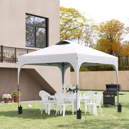 3 x 3(M) Pop Up Gazebo, UPF 50+ Foldable Canopy Tent with Wheeled Carrybag, 4 Le 1