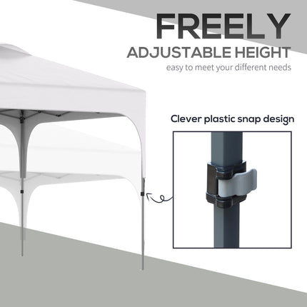 3 x 3(M) Pop Up Gazebo, UPF 50+ Foldable Canopy Tent with Wheeled Carrybag, 4 Le 1