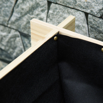 3 Tier Raised Garden Bed with 9 Grow Grids and Non-Woven Fabric - Brown