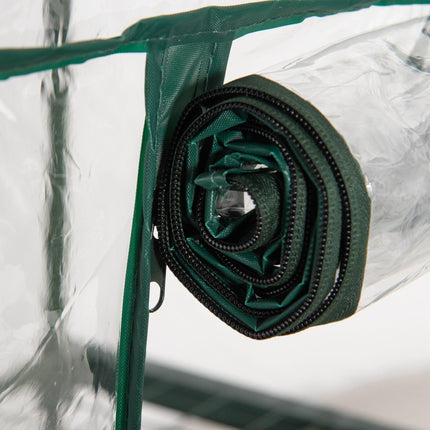 3 Tier Portable Mini Greenhouse with Wire Shelves - Clear