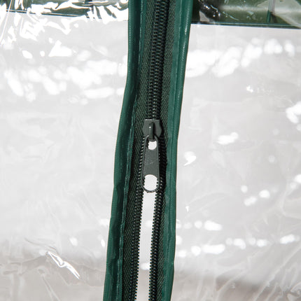 3 Tier Portable Mini Greenhouse with Wire Shelves - Clear