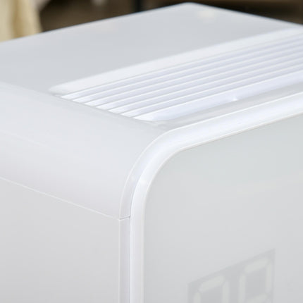 12L/Day Portable Quiet Electric Dehumidifier with 4 Modes 2000ML for Home Laundry Bedroom Basement - White