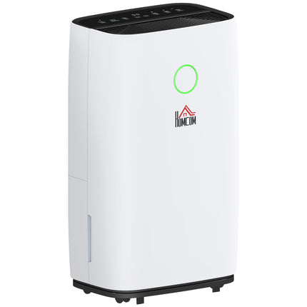 20L/Day Portable Quiet Electric Dehumidifier with 4L Tank and 3 Modes for Home - White