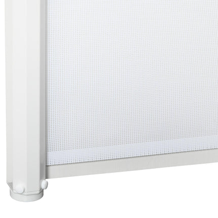 Retractable Dog Stair Gate 115 x 82.5 cm for Doorway, Hallway - White