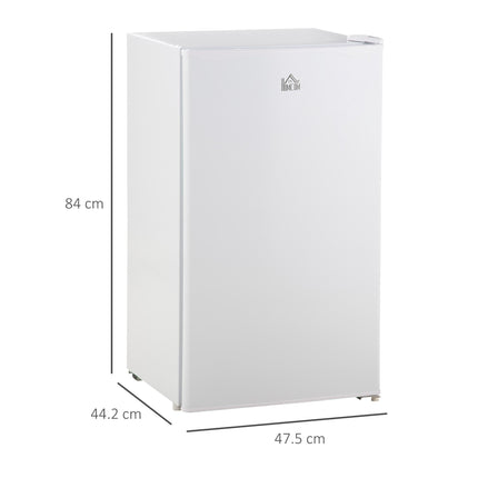 91 Litre Under Counter Fridge with Chiller Box - White