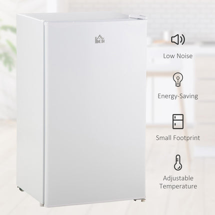 91 Litre Under Counter Fridge with Chiller Box - White