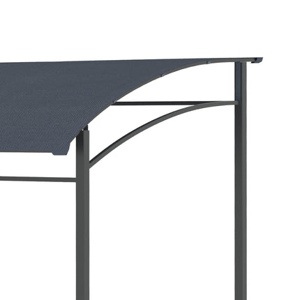 2 Metre BBQ Grill Gazebo Tent with Metal Frame and Canopy - Grey