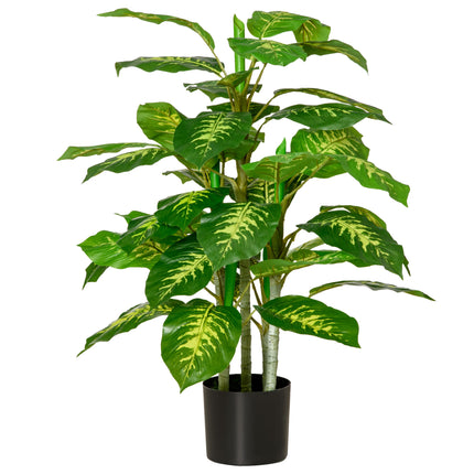 Artificial Evergreen Tree 95cm in Nursery Pot for Indoor Outdoor Décor - Green