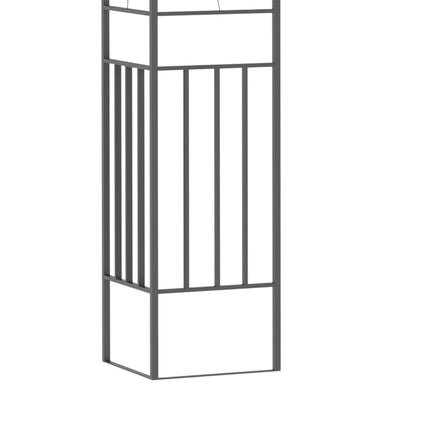 3 x 3m Outdoor Steel Gazebo with 2 Tier Roof, Garden Gazebo Patio Canopy Marquee