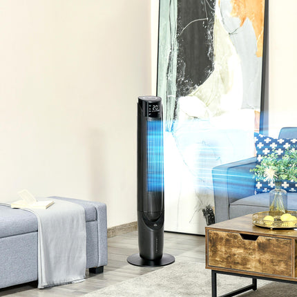 42 Inch Ice Cooling Tower Fan with Remote Control and Oscillation - Black