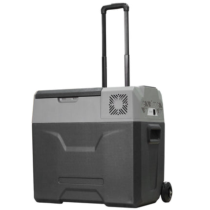 Portable 50 Litre Dual Use Fast Cooling Car Refrigerator - Grey