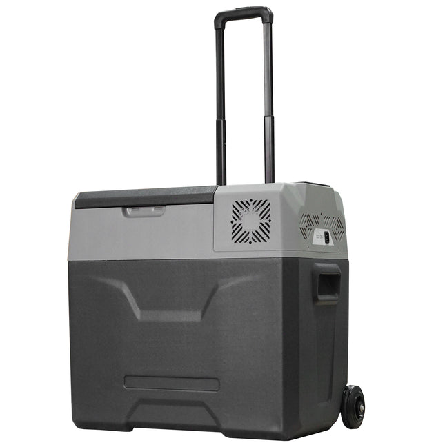 Portable 50 Litre Dual Use Fast Cooling Car Refrigerator - Grey