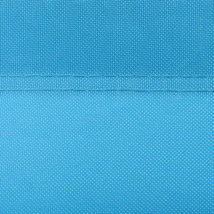 Folding Chaise Lounge Pool Chair with Reclining Back and Steel Frame - Sky Blue
