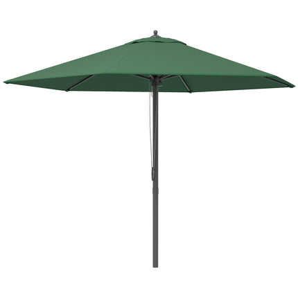 2.8m Patio Parasol with UV Resistant Canopy - Green