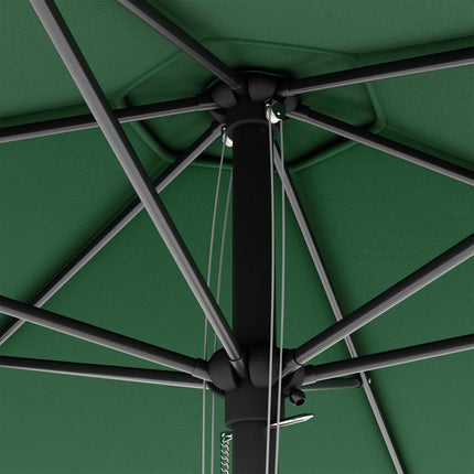 2.8m Patio Parasol with UV Resistant Canopy - Green