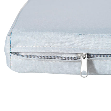 3 Piece Outdoor Rattan Seat Cushion Set - Grey