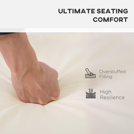 Outdoor Cushion Pad Set for Rattan Furniture, 7 Piece Garden Furniture Cushions