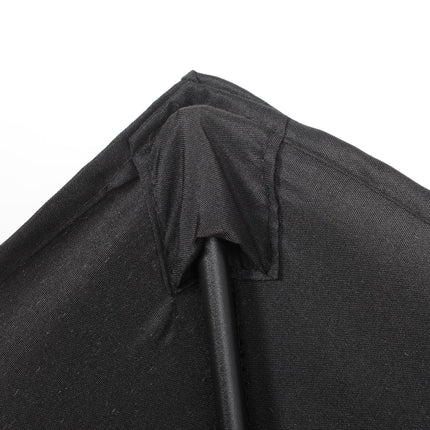 2m Garden Parasol Umbrella, Outdoor Sun Shade with 6 Sturdy Ribs for Balcony, Be