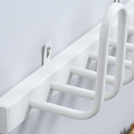 2 Pairs Wall Mounted Electric Shoe Dryer with Constant Temperature for Boots, Leather Shoes, Socks - White