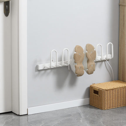 3 Pairs Wall Mounted Electric Shoe Dryer with Constant Temperature for Boots, Leather Shoes, Socks - White
