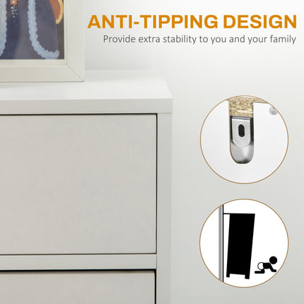 Modern Shoe Cabinet with 2 Flip Doors, Drawer & Adjustable Shelf for 12 Pairs of Shoes - White