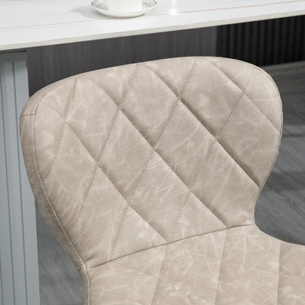Adjustable Height Swivel Bar Stools Set of 2 with Backrest - Light Grey