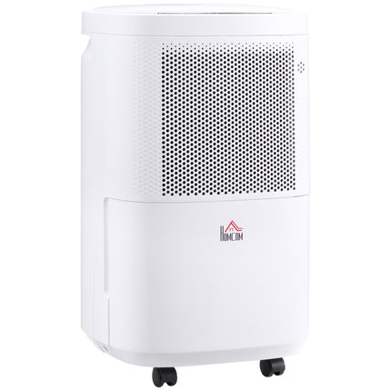 10L/Day Portable Quiet WiFi Smart App Dehumidifier with 2.2L Tank for Home Laundry Basement - White