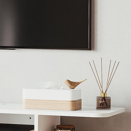 Floating TV Unit Stand for TVs up to 40" with Storage Shelf Wall Mounted Media Console - White