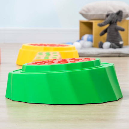 8 Piece Kids Balance Beam Set with Non-Slip Surface - Multicolour