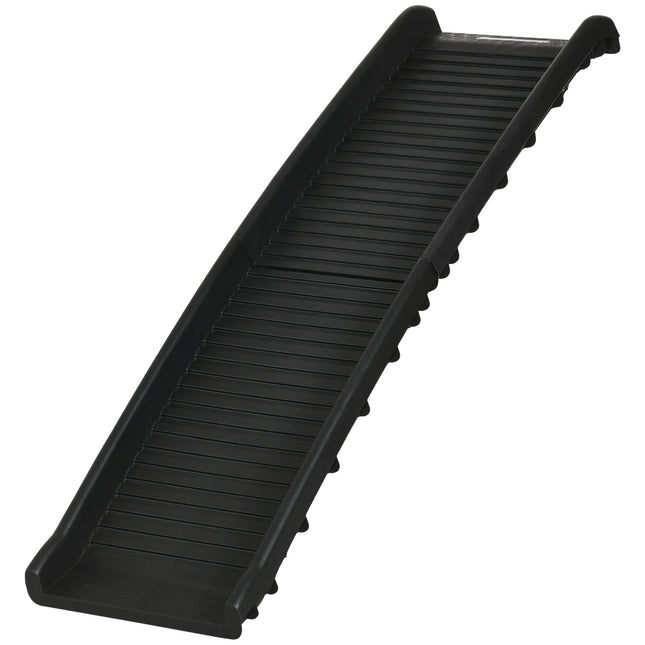 Folding Dog Ramp for Cars, Trucks & SUVs 155x39x14 cm - Black