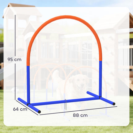 4PC Portable Dog Agility Equipment Set - Blue